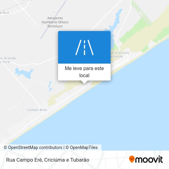 Rua Campo Erê mapa