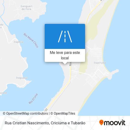 Rua Cristian Nascimento mapa