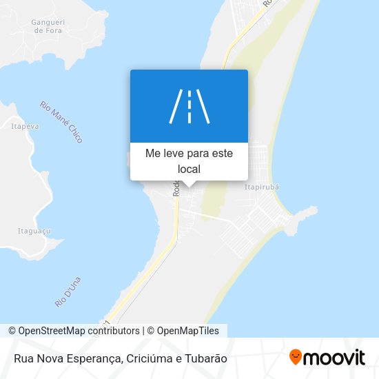 Rua Nova Esperança mapa