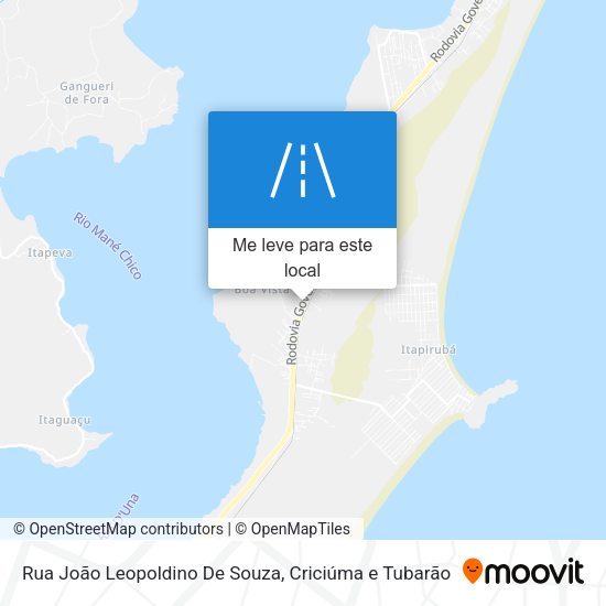 Rua João Leopoldino De Souza mapa