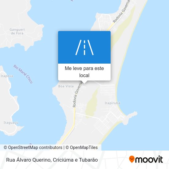 Rua Álvaro Querino mapa