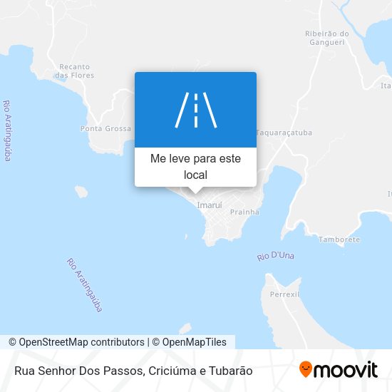 Rua Senhor Dos Passos mapa