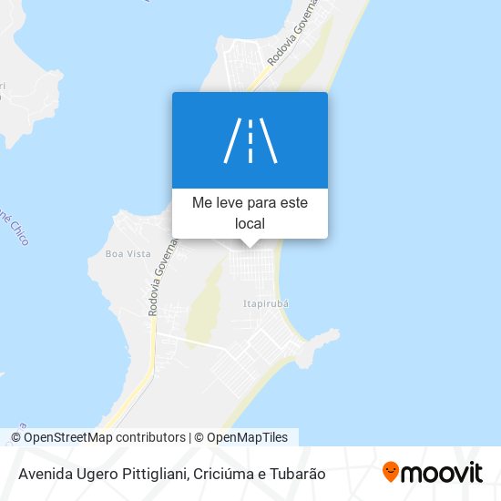 Avenida Ugero Pittigliani mapa