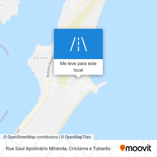Rua Saul Apolinário Miranda mapa