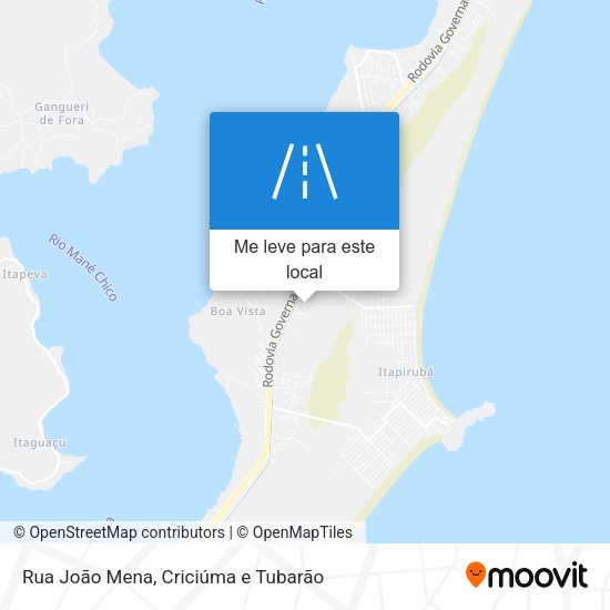 Rua João Mena mapa