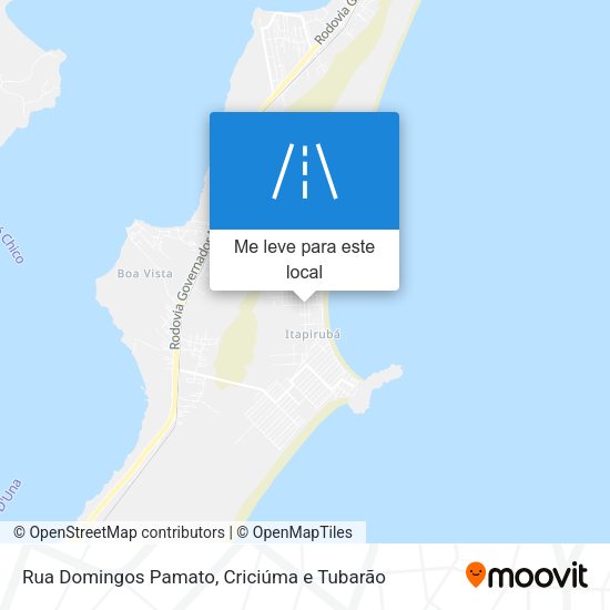 Rua Domingos Pamato mapa