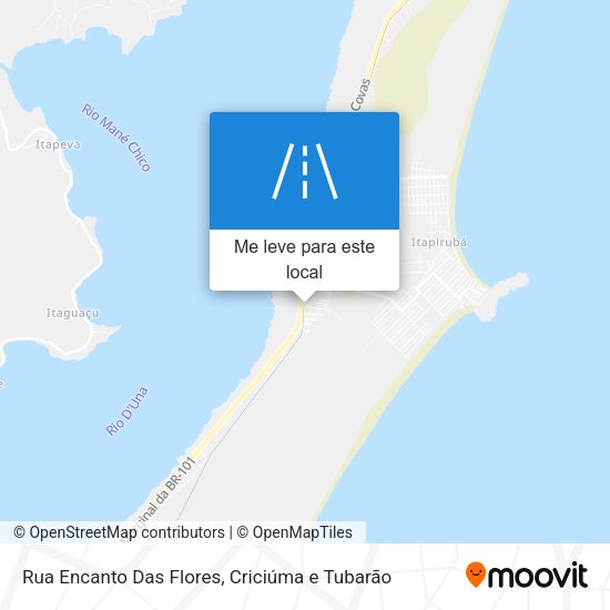 Rua Encanto Das Flores mapa