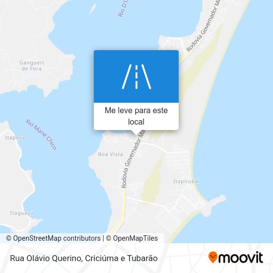 Rua Olávio Querino mapa