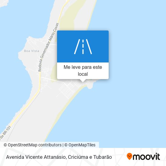 Avenida Vicente Attanásio mapa