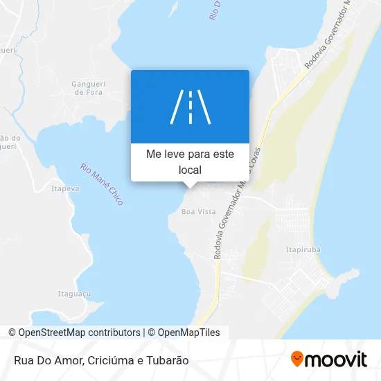 Rua Do Amor mapa