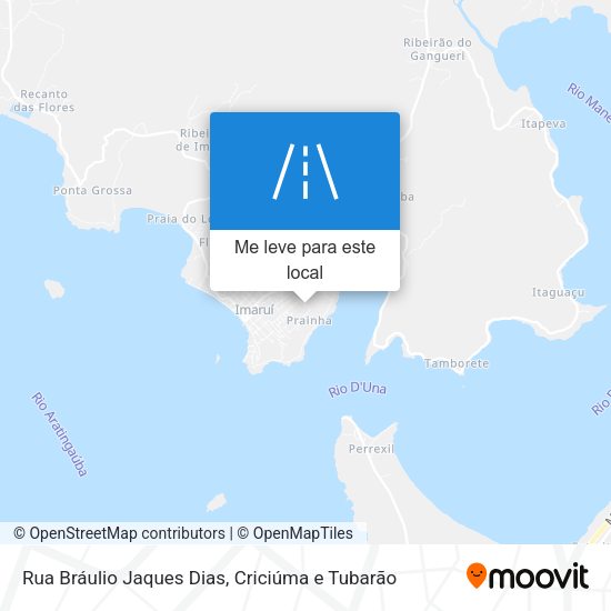 Rua Bráulio Jaques Dias mapa