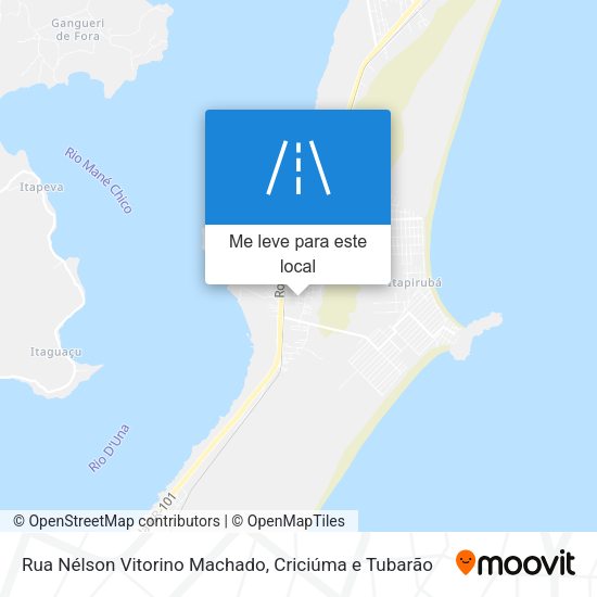 Rua Nélson Vitorino Machado mapa