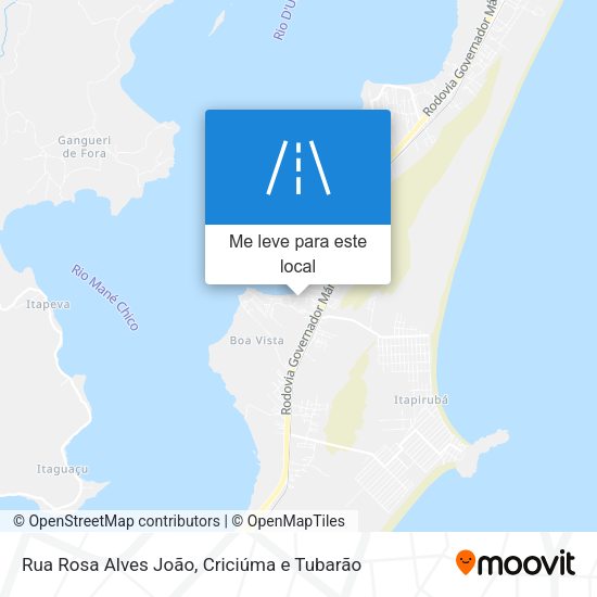 Rua Rosa Alves João mapa