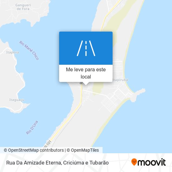 Rua Da Amizade Eterna mapa