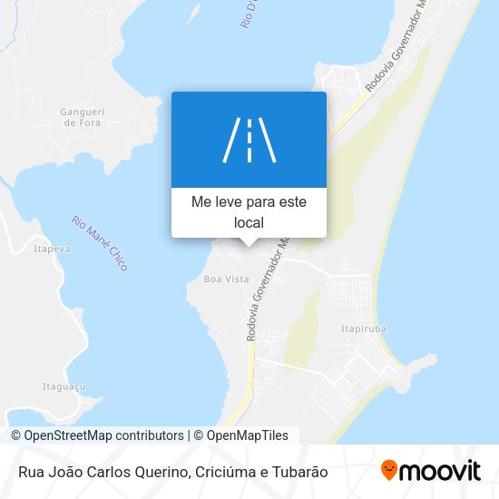 Rua João Carlos Querino mapa