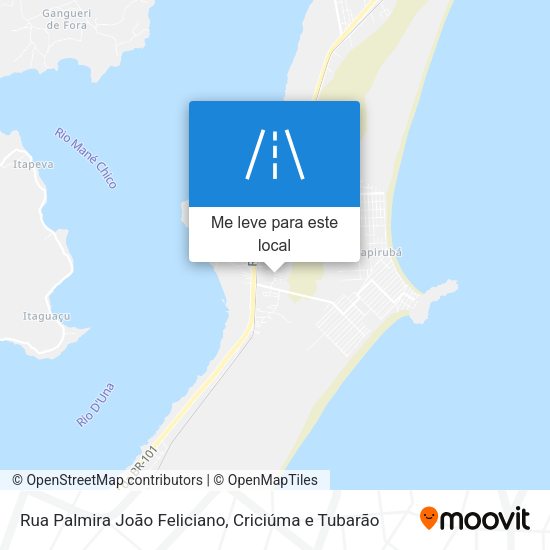 Rua Palmira João Feliciano mapa