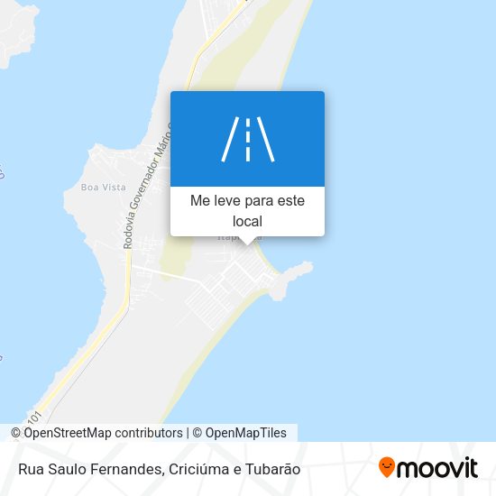 Rua Saulo Fernandes mapa
