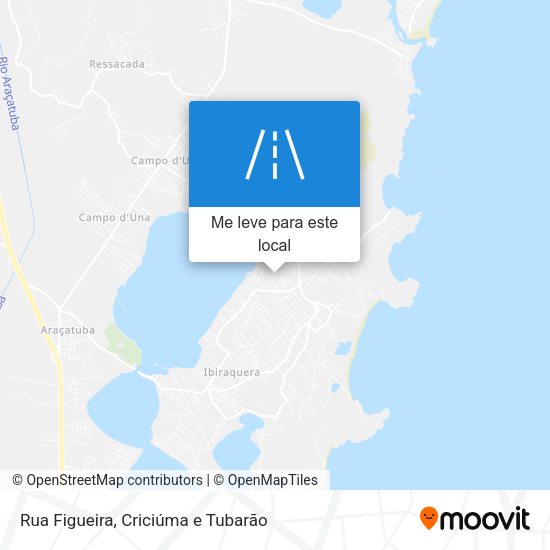 Rua Figueira mapa