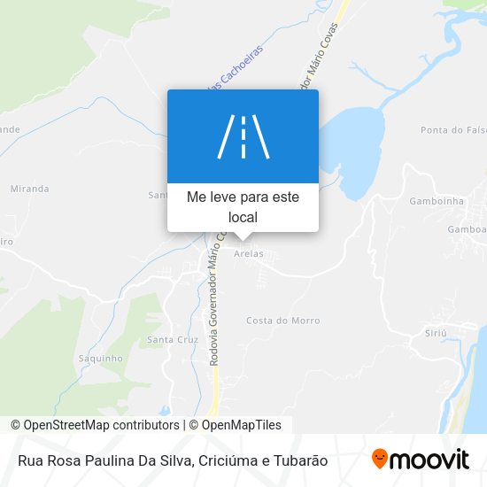 Rua Rosa Paulina Da Silva mapa