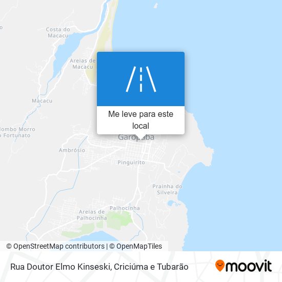 Rua Doutor Elmo Kinseski mapa