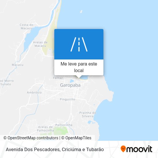 Avenida Dos Pescadores mapa