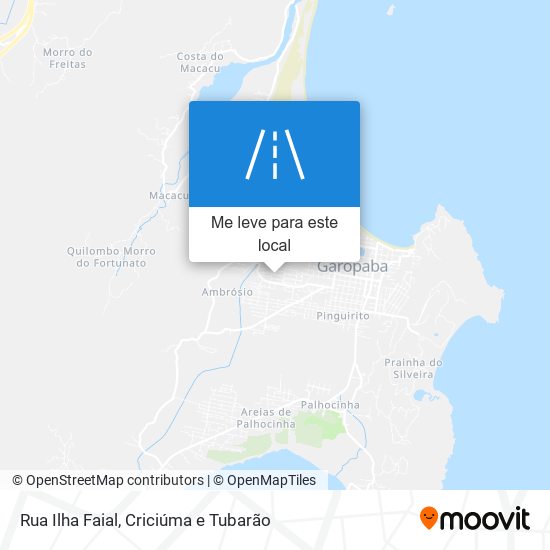 Rua Ilha Faial mapa