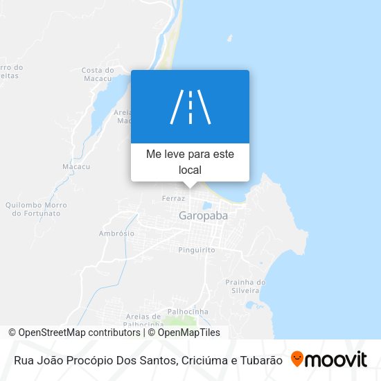 Rua João Procópio Dos Santos mapa