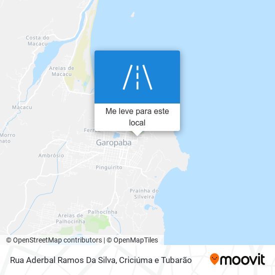 Rua Aderbal Ramos Da Silva mapa