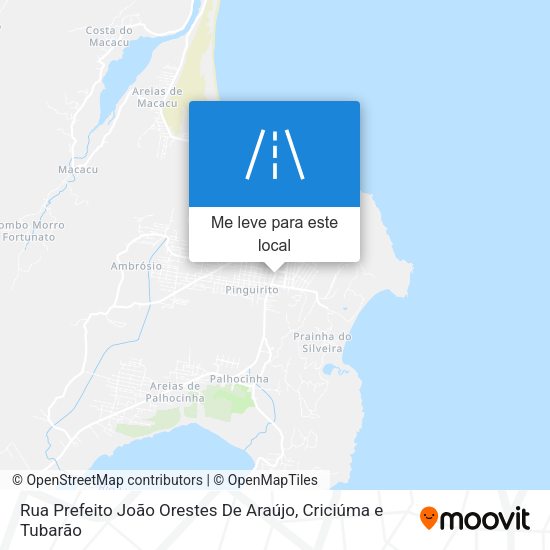 Rua Prefeito João Orestes De Araújo mapa
