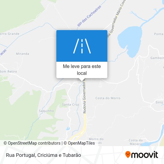 Rua Portugal mapa