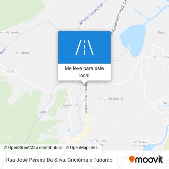 Rua José Pereira Da Silva mapa