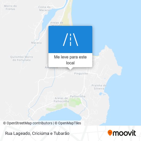 Rua Lageado mapa