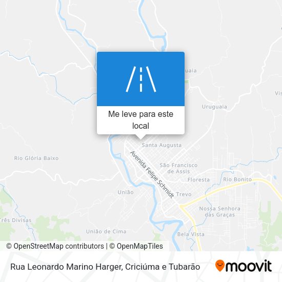 Rua Leonardo Marino Harger mapa