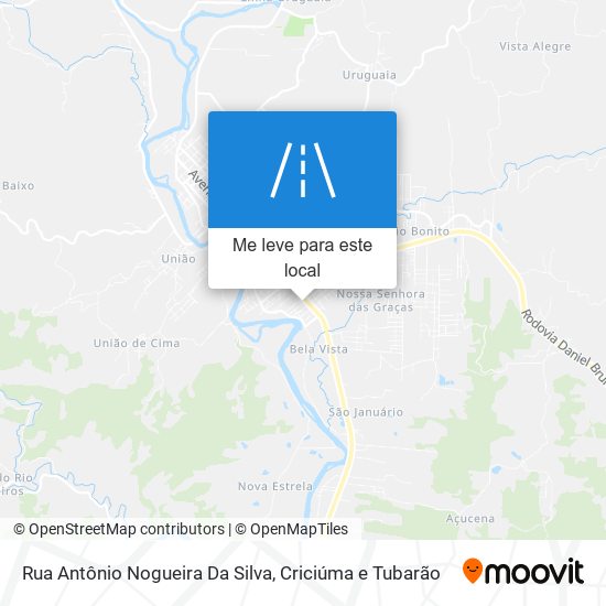 Rua Antônio Nogueira Da Silva mapa