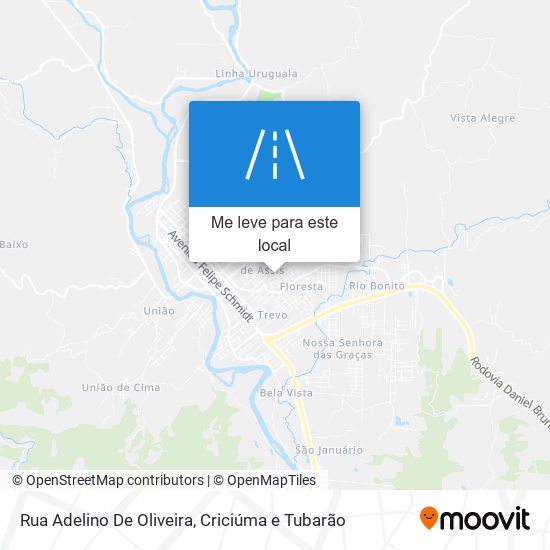 Rua Adelino De Oliveira mapa
