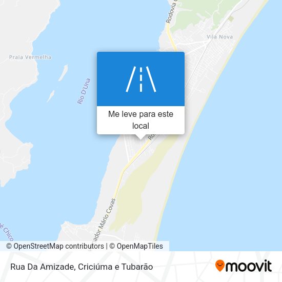 Rua Da Amizade mapa