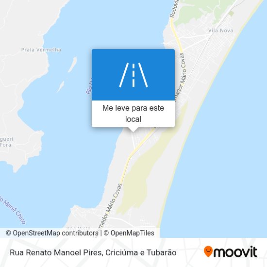 Rua Renato Manoel Pires mapa