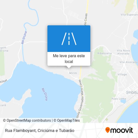 Rua Flamboyant mapa