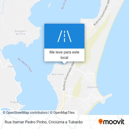 Rua Itamar Pedro Pinho mapa