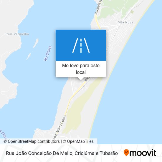 Rua João Conceição De Mello mapa