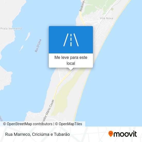 Rua Marreco mapa