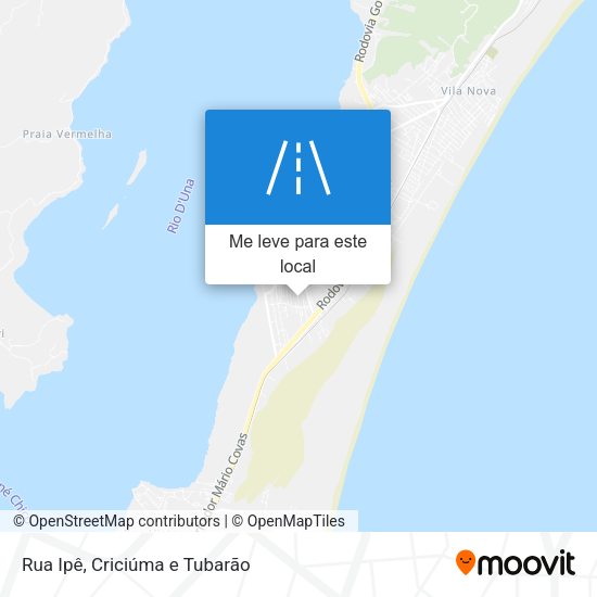 Rua Ipê mapa