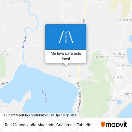 Rua Manoel João Machado mapa