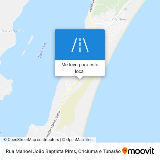 Rua Manoel João Baptista Pires mapa
