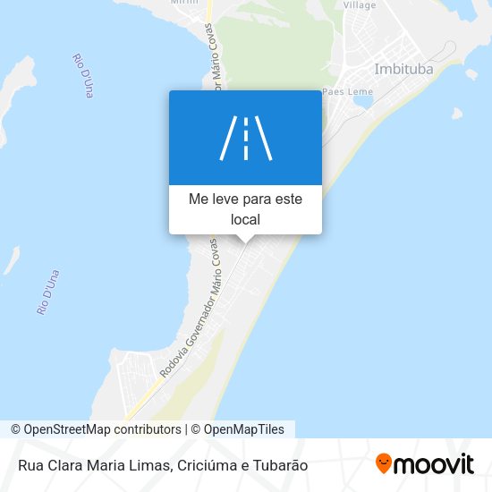 Rua Clara Maria Limas mapa