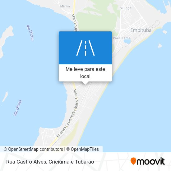 Rua Castro Alves mapa