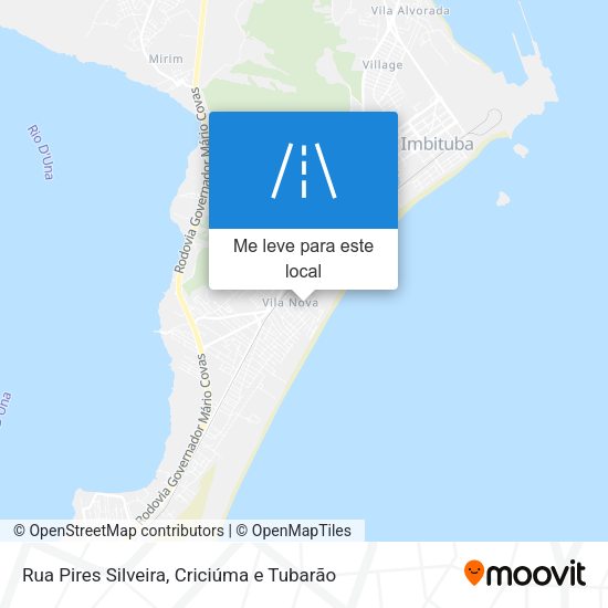 Rua Pires Silveira mapa