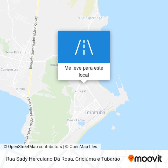 Rua Sady Herculano Da Rosa mapa