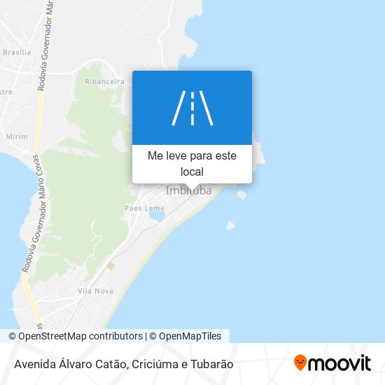Avenida Álvaro Catão mapa