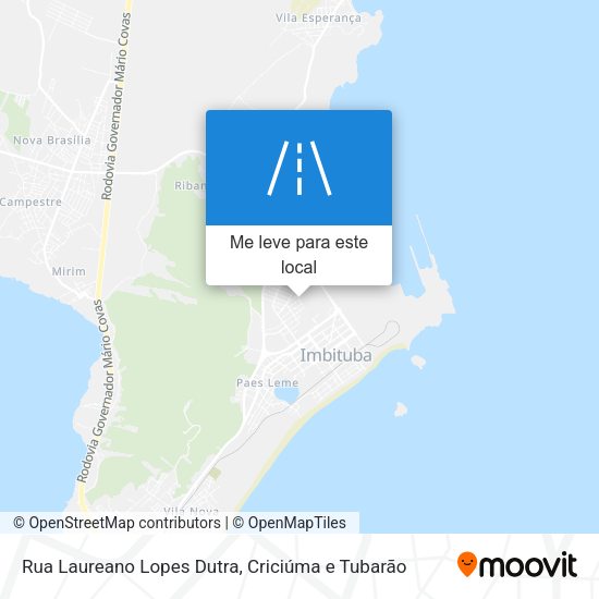Rua Laureano Lopes Dutra mapa